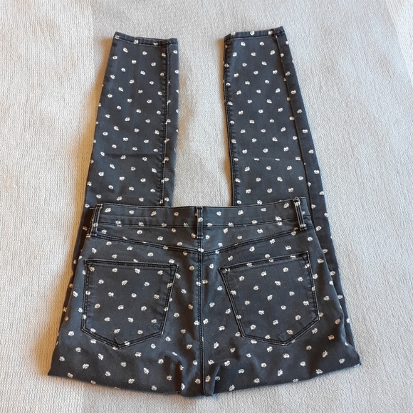Topshop Daisy Print Jeggings - Picture 2 of 4